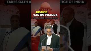 Justice Sanjiv Khanna takes oath as 51st CJI shorts [upl. by Naujal]