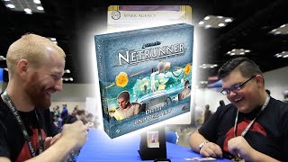 Data amp Destiny Unboxing  Corporation  Netrunner  GenCon 2015 [upl. by Ennaus902]