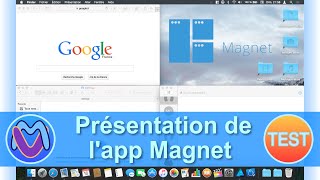 Magnet  Une app de multifenêtrage sur Mac [upl. by Romalda]