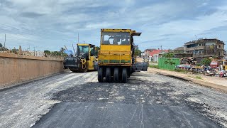 Progress Of Work On The Ongoing Takoradi Interchange Road Construction [upl. by Teri304]