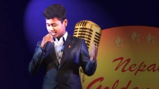 NEPAL GOLDEN IDOL PERFOMENCE BY Prajesh Rajbansi Song Usle jati maya timilai maile pani dinthe hola [upl. by Halak288]