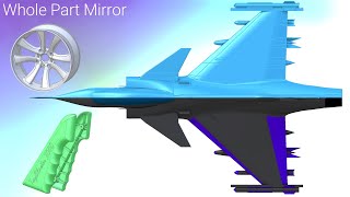 Alibre Version 28 Preview Mirror Entire Part Option [upl. by Ahcarb]