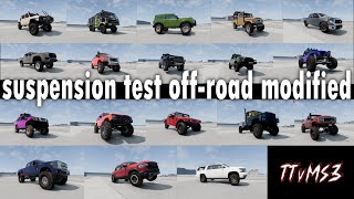 suspension test offroad modified version BeamNGdrive [upl. by Benji228]