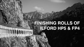 Finishing rolls of Ilford HP5 and FP4 [upl. by Nywde430]