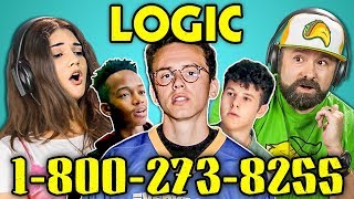 ADULTS REACT TO LOGIC  18002738255 [upl. by Semajwerdna498]