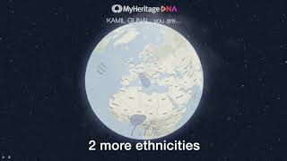 MyHeritage DNA results for my Grandad Cypriot Greek Italian Turkish [upl. by Henryk]