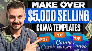 How I Earn 5000 by Selling CANVA Templates [upl. by Lathrope]