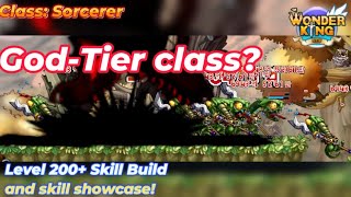 KR WonderKing Guide 2024 Sorcererdarkwizard Skill Build  Final job skill showcase [upl. by Cimah780]