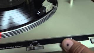 Technics SLB300 Turntable Demo [upl. by Oidale]