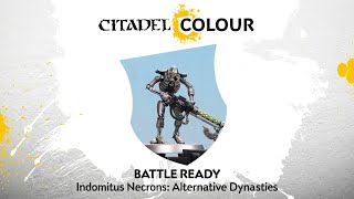 How to Paint Battle Ready Indomitus Necrons – Alternative Dynasties [upl. by Astera]