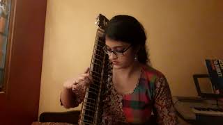 Aji Bijon Ghore Esraj Cover  Samarpita Basu  Rabindra Sangeet [upl. by Jacie]