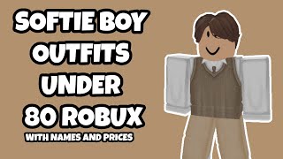 Softie Boy Outfits Roblox 80 Robux  Soft Boy Outfits Roblox Under 80 Robux  Softie Boy Outfits 80 [upl. by Lleval130]