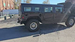 1999 Hummer H1 Turbo Diesel Start Up and Running Video for Sale [upl. by Heather]