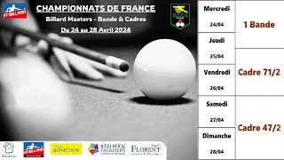 Championnat de France Masters  Cadre 472  Billard 2  Phases finales [upl. by Vacuva]