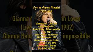 5 years Gianna Nannini19822024 giannanannini pop rock rockmusic popmusic music [upl. by John]