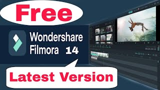 No watermark Wondershare Filmora 14 latest version How to Use freely No Crack file User id key [upl. by Eserrehs]