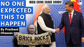 NO ONE EXPECTED INDIA CHINA TO SHAKE HANDS IN RUSSIA  First Time in 5 years [upl. by Eahsed301]