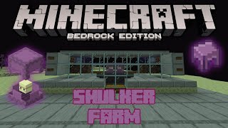 Shulker farmground minecraft bedrock 120 [upl. by Schwenk]