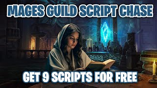 GET 9 FREE SCRIPTS FAST AND EASY  MAGES GUILD SCRIPT CHASE  ELDER SCROLLS ONLINE  GOLD ROAD [upl. by Arlynne]