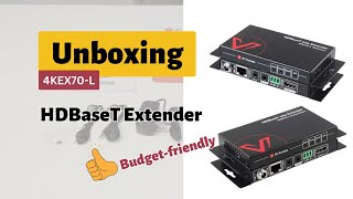 Unboxing 4KEX70L  The HDBaseT Extender That Saves Your Budget [upl. by Gnoht]