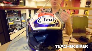 EP8 รีวิว หมวก Arai rx7 RR5 [upl. by Anirdna]