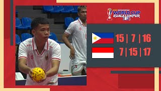 Sorotan Perlawanan Filipina 1  2 Indonesia  Double  ISTAF World Cup 2024 [upl. by Lorola347]