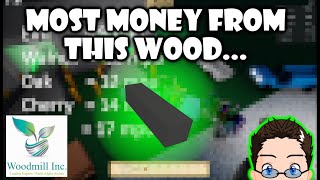 Roblox  Woodmill Inc  Sell This Wood For Money [upl. by Ramalahs]