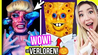 SAGE niemals WOW bei diesen heftigen Halloween MAKEUP LOOKS 3 Uhr Nachts oder 24 Stunden [upl. by Winslow]