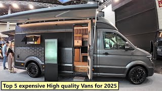 Top 5 expensive High quality campervans for 2025 [upl. by Lilithe]