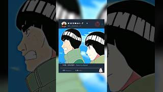 Might guy beyond the hokage 🔥🍃  way down we go  shorts anime [upl. by Oluas]