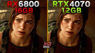 RTX 4070 12GB vs RX 6800 16GB  Tested in 15 games [upl. by Lucinda]