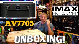 Marantz AV7705 112 IMAX ENHANCED AV Processor Unboxing [upl. by Yancey]