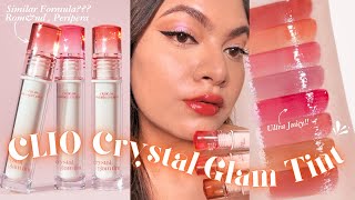 Before Buying Romampnd Peripera liptints Watch the Glossiest Lip tint CLIO Crystal Glam Tint First [upl. by Paule]