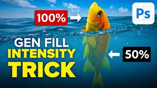 Unlock the Hidden Power of Generative Fill Intensity Trick Revealed [upl. by Llerrot]