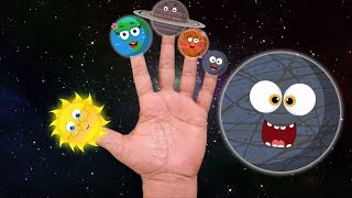 Planetenfingerfamilie  Lied für Kinder  Planet finger family  Finger Family Songs  Kids Rhymes [upl. by Shelbi]