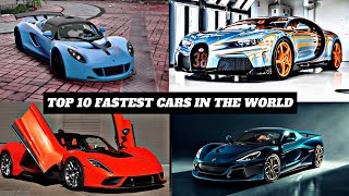 Top 10 FASTEST CARS In The World 2024 [upl. by Noremak]