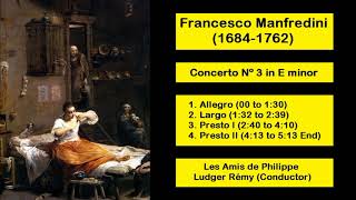 Francesco Manfredini 16841762  Concerto Nº 3 in E minor [upl. by Menell655]