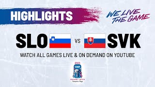 Highlights  Slovenia vs Slovakia  2023 IIHFWorlds [upl. by Eneirda975]