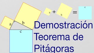 Demostración del teorema de Pitágoras [upl. by Acsisnarf]