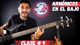 Clase 9  Cómo sacar los Armónicos en el Bajo  Curso de Bajo Eléctrico  Nivel Básico [upl. by Enohpets980]