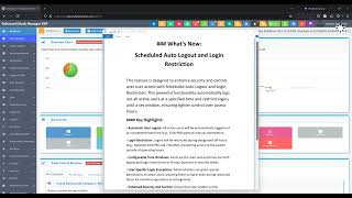 Whats New Scheduled Auto Logout and Login Restriction [upl. by Dupin]