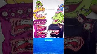 Surprise  7  Alphabet lore zombie A B C D E F art stopmotion drawing alphabetlore [upl. by Layman]