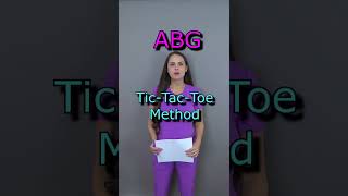 ABG TicTacToe Super Easy Nursing School short [upl. by Soni184]