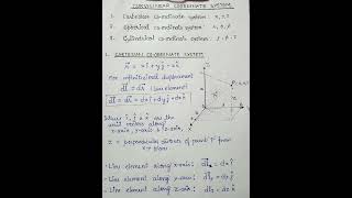 Coordinate system Cartesian coordinate Physics Notes bsc 1st semester [upl. by Eelinnej]