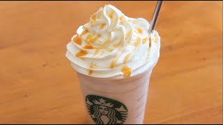 Starbucks Caramel Frappuccino  4 ingredients [upl. by Yarod333]