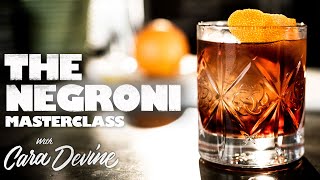 How to make The Negroni cocktail  Masterclass [upl. by Etnaid237]