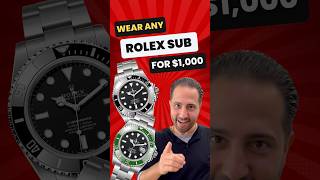 Here’s how you wear ANY Rolex Stainless Steel Submariner for 1000 dollars‼️ [upl. by Siekram]