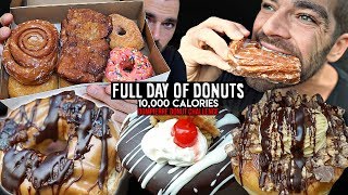 10000 Calorie Dompierre Donut Challenge  Wicked Cheat Day 45 [upl. by Brasca]