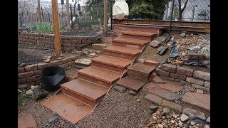 How to build flagstone steps [upl. by Atiuqehs]