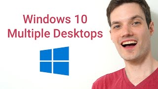 How to use Multiple Desktops on Windows 10 [upl. by Jann780]